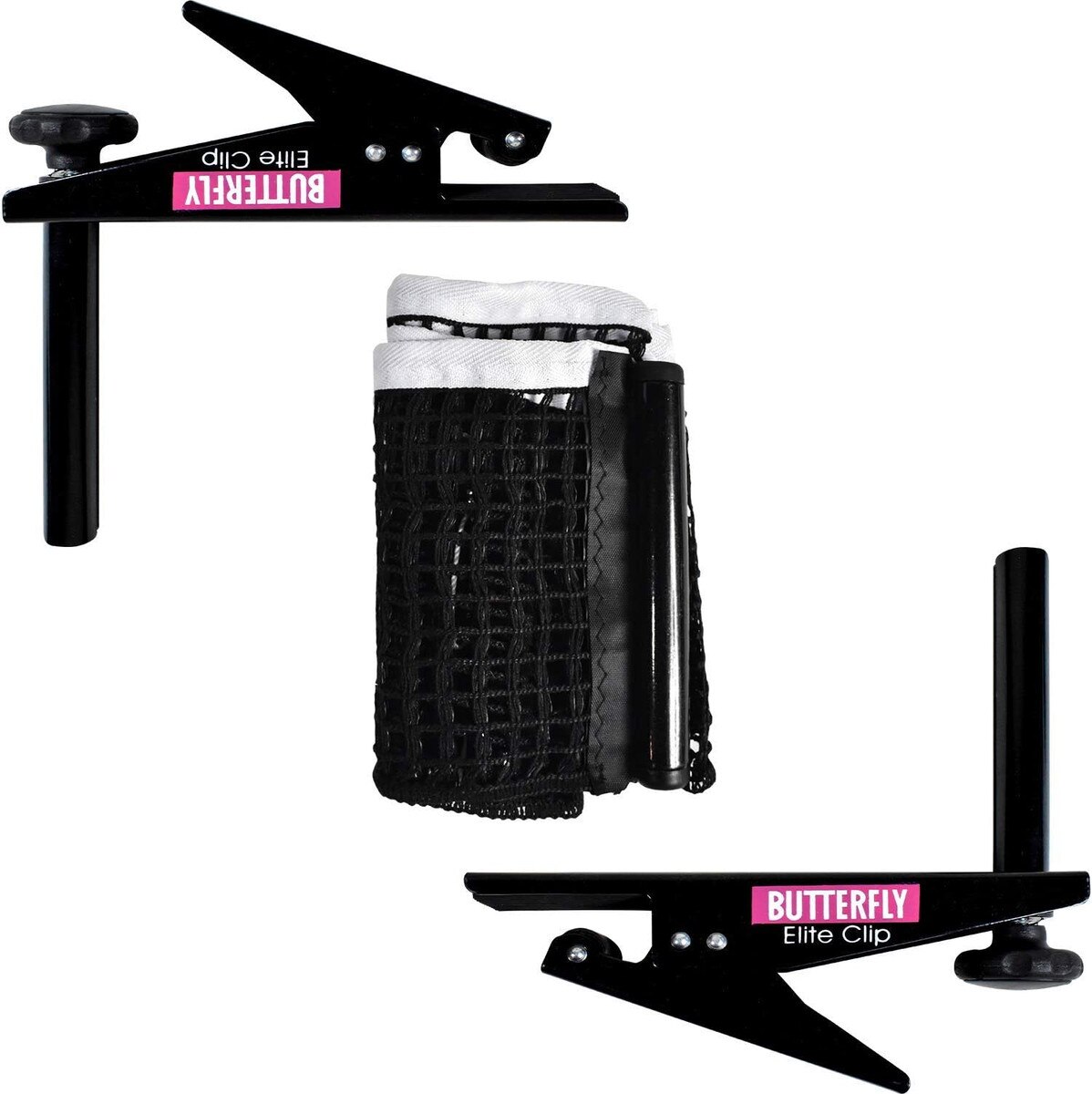 Butterfly Elite Clip Net Set: Net, Net Post